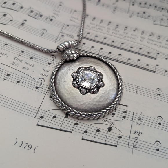 Brighton Jewelery Silver Pendant Necklace - Picture 14 of 14